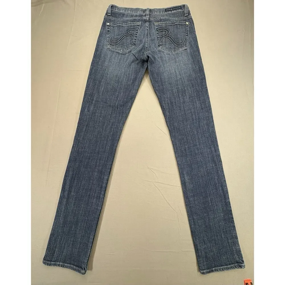 Rock Republic Berlin Jeans Women’s Size 6M Dark Wash Denim - Picture 2 of 9